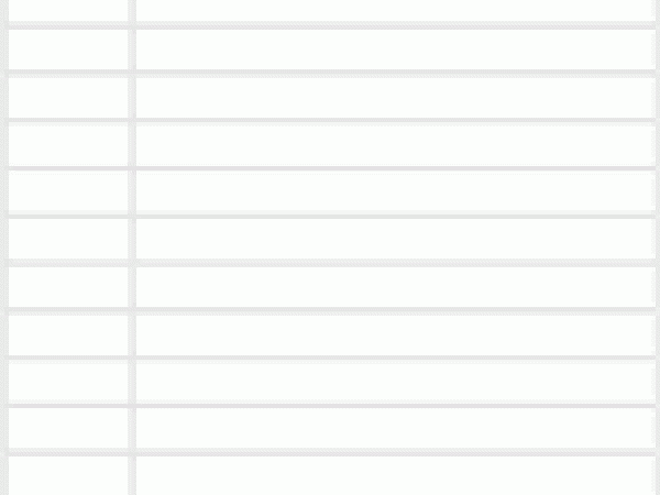 Picture of a chart to keep track of plant growth
