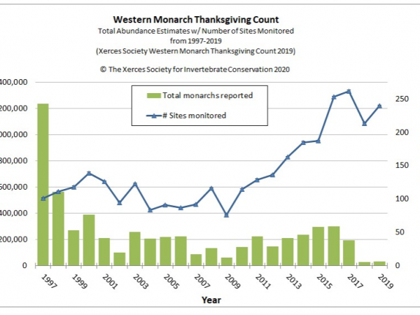 western monarch population