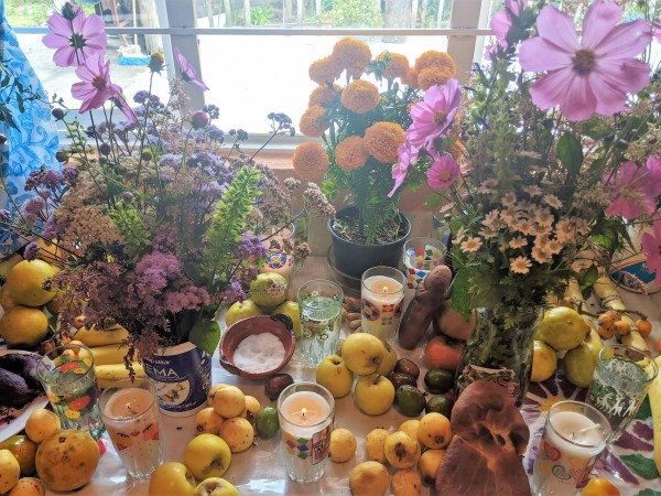 offering at cemetery