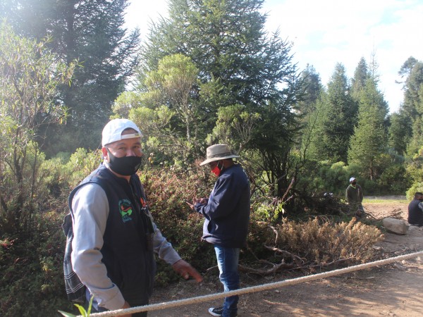 Silvestr, a Ejidatario Elder, and a Monitoring Expert