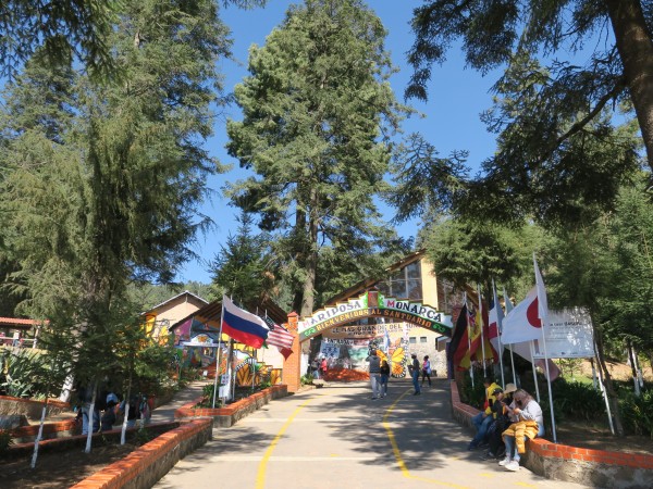 Visitors at El Rosario.