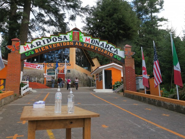 Entrance to El Rosario Sanctuary 