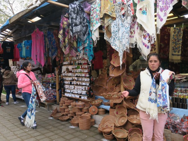 Vendors at the monarch sanctuary