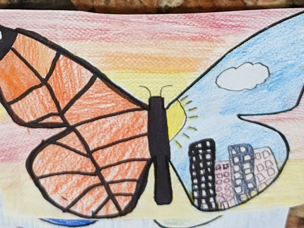 Symbolic Migration Ambassador Butterfly