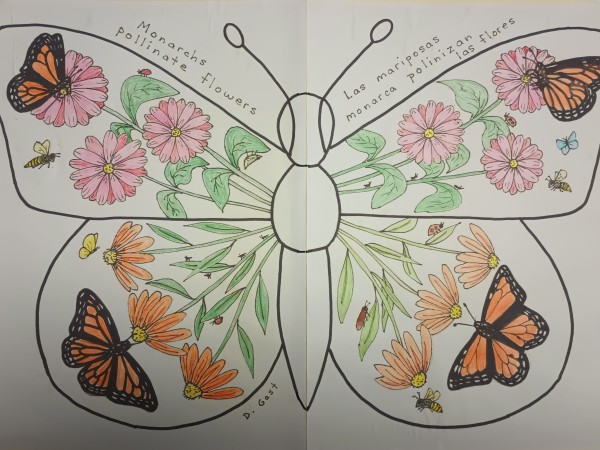 Monarch pollinators Symbolic Migration Project example