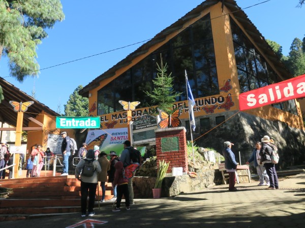 Welcome Center at El Rosario Sanctuary