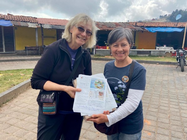 Susan Meyers and Estela Romero exchange ambassadors, headed back to the United States and Canada from students in Mexico